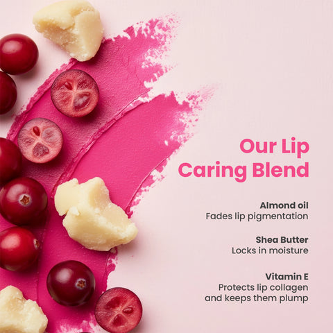 NY Bae Cranberry Tinted Lip Balm with SPF 22 – Rich Berry Pink Tint | Deeply Moisturizing Lip Color with Shea Butter Almond Oil & Vitamin E | Soft Plump & Naturally Rosy Lips