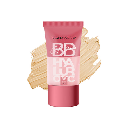 FACES CANADA SPF 35 BB Gel Creme - Soft Honey, 30 gm | Multitasking | Even Skin Tone | Instant Glow | Smooth Flawless Matte Finish | Hydrating | Lightweight & Nonsticky