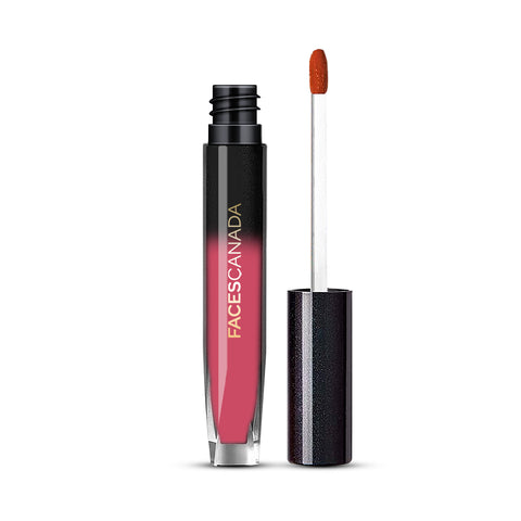 FACES CANADA Comfy Silk Liquid Lipstick - Thriver Pink 02, 3 ml | Satin Matte HD Finish | Luxe Comfort | Longlasting | No Dryness | Smooth Texture | Mulberry Oil & Shea Butter For Plump Hydrated Lips