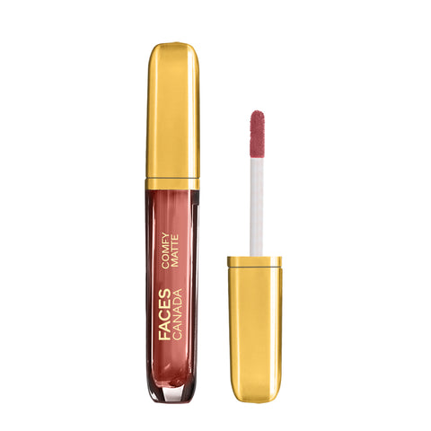 FACES CANADA Comfy Matte Liquid Lipstick - Fan Club 27, 3.8 ml | Comfortable 10HR Longstay | Intense Matte Color | Almond Oil & Vitamin E Infused | Super Smooth | No Dryness | No Alcohol