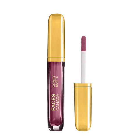 FACES CANADA Comfy Matte Liquid Lipstick - Ghost Mode 31, 3.8 ml | Comfortable 10HR Longstay | Intense Matte Color | Almond Oil & Vitamin E Infused | Super Smooth | No Dryness | No Alcohol