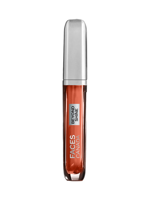 FACES CANADA Beyond Shine Lip Gloss - Twinster 04, 3.8 ml | Lightweight Non-Sticky Luxurious Texture For Glossy Lips | Instant Shine | Fuller, Supple & Plump Lips | 24HR Hydration