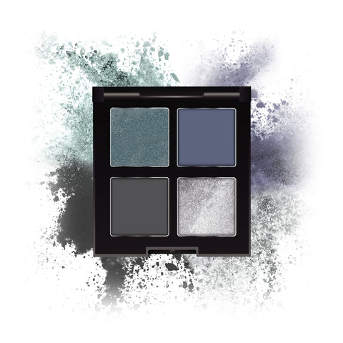FACES CANADA 4 IN 1 Quad Eyeshadow Palette - Moody Moon 06, 4.8 gm | Shimmer & Matte Shades | Satin Matte Finish Eye Shadow Quartet | Intense Pigment | Long Lasting | Vitamin E Enriched | Vegan