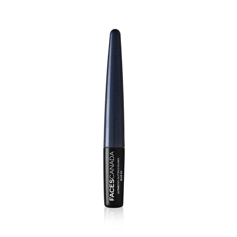 FACES CANADA Ultime Pro Glitter Eyeliner - Blue 03, 1.7 ml | Shimmery Finish | Long-Lasting | Intense Pigment | Excellent Color Payoff | Smooth Application