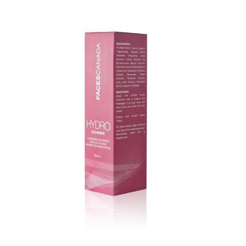 FACES CANADA Hydro Gentle Cleanser, 100 ml | Cleanses Deeply | Hydrates & Purifies Skin | Fresh, Clear & Radiant Skin | For All Skin Types | Paraben Free