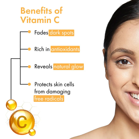 Good Vibes Glow Light Moisturiser - Vitamin C | Light weight, Oil free (50 gm)