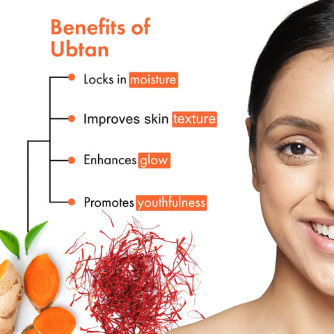 Good Vibes Insta Glow Light Moisturiser - Ubtan | Oil free, Tan free, Depigmentation (50 gm)