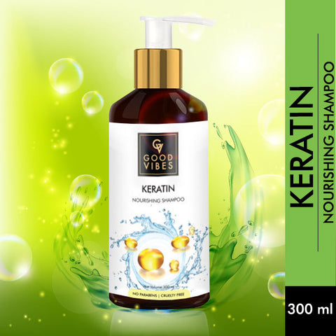 Buy Good Vibes Nourishing Shampoo - Keratin (300 ml)