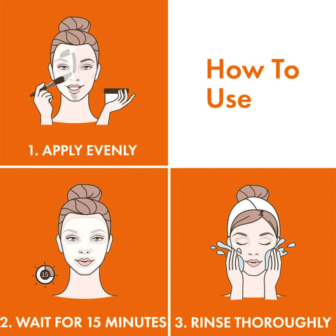 Good Vibes De-Tan Glow Face Mask Ubtan with Power of Serum | Tan Removal & Gentle Exfoliation (50 gm)