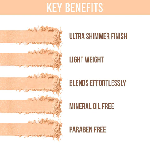 NY Bae Shine & Shimmer Highlighter - Glow Gold 2 (5 gm) | Gold | Rich Colour | Super Blendable | Multipurpose | Travel Friendly